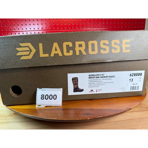 LaCrosse Alpha Lite II 16 Hunting Boots Mossy Oak Camo Waterproof 628000 Mens 13